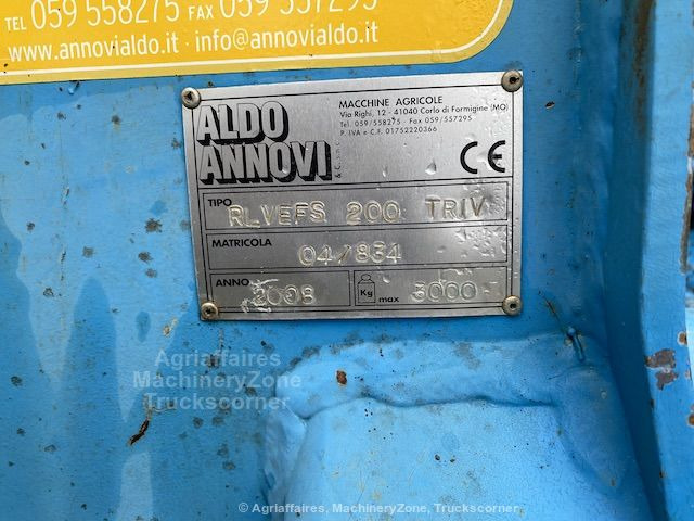 Plow Aldo Annovi RLVEFS 200 TRIVOMERE: picture 6