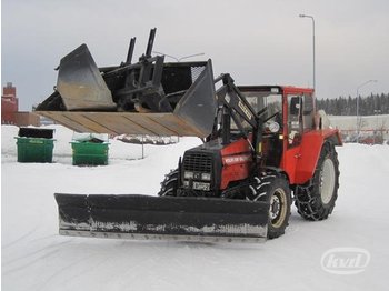 Volvo BM Valmet 705-4 Traktor med lastare plog & skopor  - Farm tractor