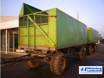 Fortschritt HW 80 mit Schwerhäckselaufbau - Farm trailer