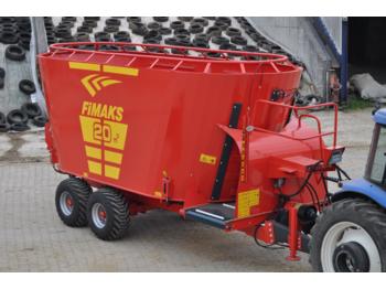 Fimaks Futtermischwagen 20m3 FMV 20 F/ feeding mixer / wóz paszowy - Forage mixer wagon