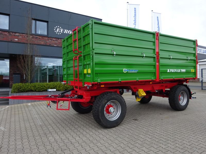 New Farm tipping trailer/ Dumper Pronar Zweiachsdreiseitenkipper, T 680, 18,0 to, NEU: picture 4