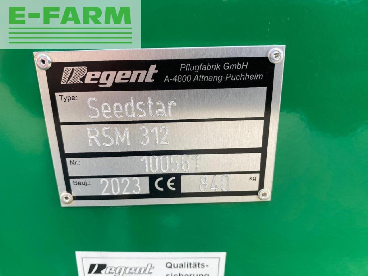 Seed drill Regent seedstar rsm-v 312 ds/orbit 3000 "vorführmaschin: picture 11