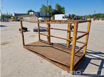  8' x 3' Manbasket to suit Dieci Telehandler - Attachment