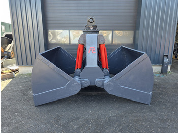 clamshell bucket 3000 liter LIKE NEW!! sennebogen liebherr lh fuchs mhl mantsinen - Clamshell bucket