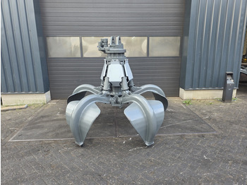 Liebherr gm65 poliepgrijper liebherr scrap grab 5 tyne grapple sennebogen - Grapple