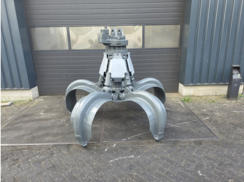 Liebherr gm65 poliepgrijper liebherr scrap grab 5 tyne grapple sennebogen - Grapple