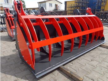 Krokodilschaufel 210 cm breit mit Dieci Agri Farmer Aufnahme  - Loader bucket