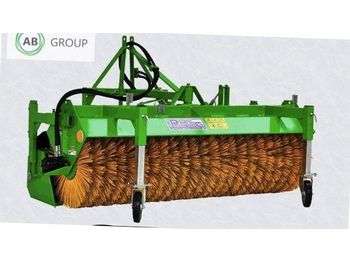 New Broom for Farm tractor POM Augustów Kehrmaschine / Tractor sweeper/Balayeuses tracteur T801,1,6m: picture 1