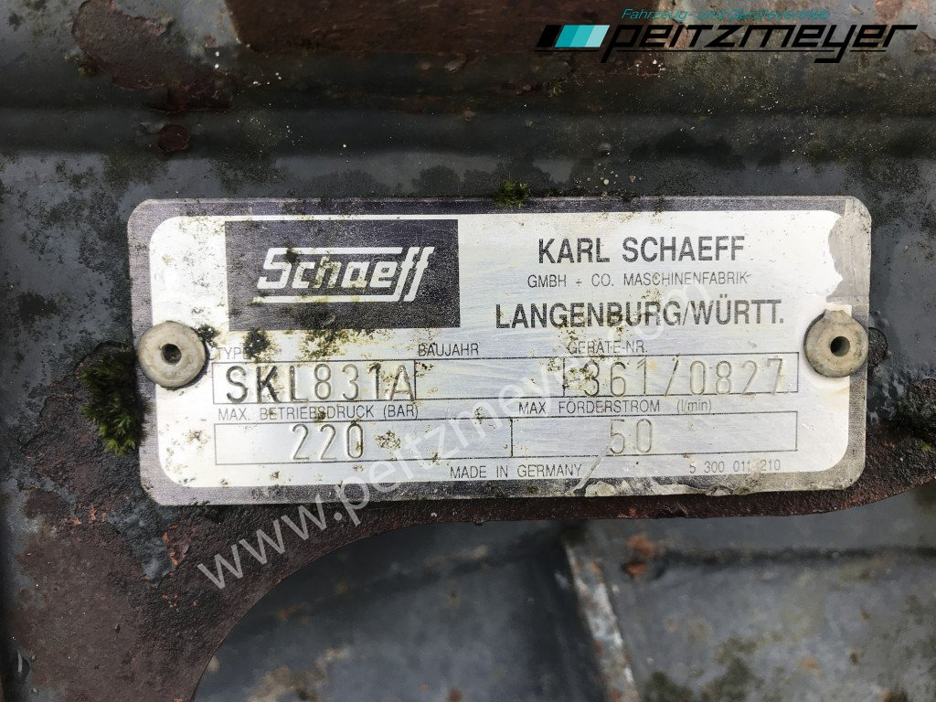Excavator bucket for Construction machinery SCHAEFF Schaufel Seitenkippschaufel f. Schaeff SKL 831 1800 breit: picture 7