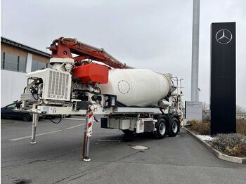 De Buf Beton-Mischer 9m³/Sermac 28m Pumpe PM09-3  - Concrete mixer semi-trailer