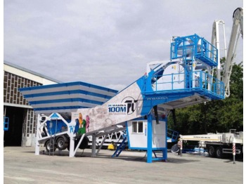 Pi Makina 100m³ Mobile Concrete Batching Plant - Concrete plant