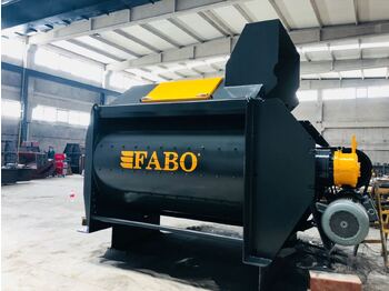 FABO Double Shaft Concrete Mixer ( Twin Shaft Mixer ) - construction equipment