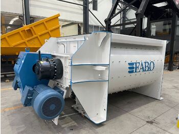 FABO Double Shaft Concrete Mixer ( Twin Shaft Mixer ) - construction equipment
