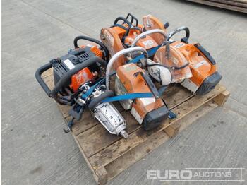  Stihl Petrol Quick Saw (3 of), Petrol Impact Wrench, Petrol Hedge Trimmer, Petrol Chain Saw - Construction equipment