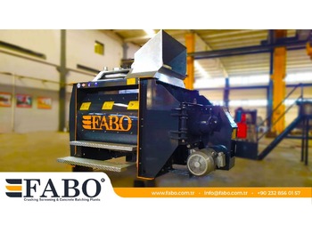 New Construction equipment FABO Double Shaft Concrete Mixer ( Twin Shaft Mixer ): picture 1