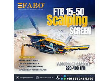 New Mobile crusher FABO FTB-1550 MOBILE SCALPING SCREEN: picture 1