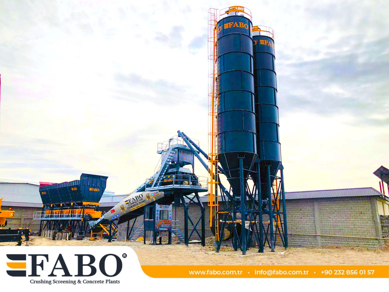 New Cement silo FABO Horizontal Cement Silo | Mobile Cement Silo: picture 19