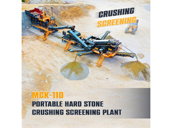 New Mobile crusher FABO MCK-110 MOBILE CRUSHING & SCREENING PLANT FOR HARDSTONE: picture 1