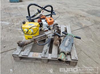  Stihl Post Drill & Auger, 110Volt Transformer, Pneumatic Hand Held Breaker, Hydraulic Breaker - Gantry crane