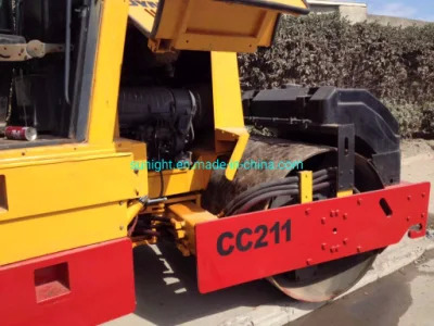 Road roller Good Price 3 Ton Mini Vibratory Road Roller Dynapac Cc211 Tandem-Drum Road Roller: picture 4