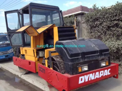 Road roller Good Price 3 Ton Mini Vibratory Road Roller Dynapac Cc211 Tandem-Drum Road Roller: picture 2