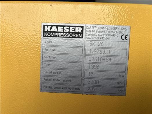 Air compressor Kaeser SK26: picture 6