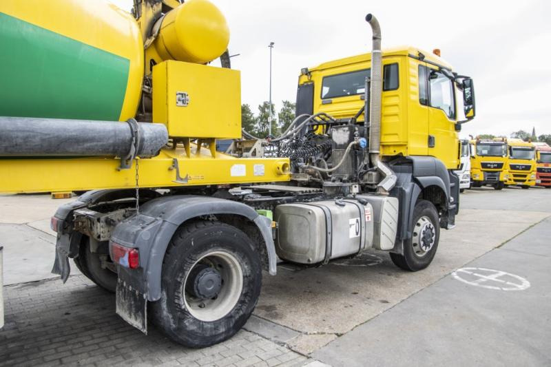 Concrete mixer truck MAN TGS 18.360 BLS 4X4 + SEMI MIXER 10M3: picture 3