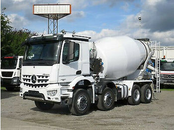 Concrete mixer truck Mercedes-Benz AROCS 3240 B/8x4 Stetter 9m²: picture 1
