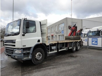 DAF FAT75-360 6x4 FULL STEEL OPEN BODY WITH FASSI 19 - Mobile crane