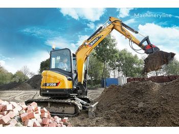 New Mini excavator SANY SY35U  for rent: picture 1