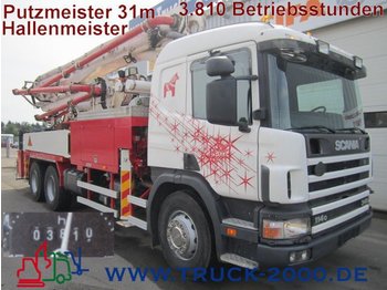 Concrete pump truck Scania 114 G 340 6x4 Putzmeister 31m Hallenmeister: picture 1