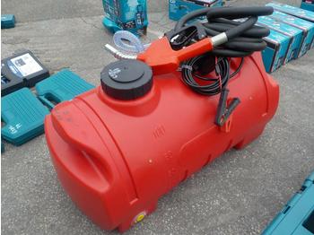 Construction equipment Unused 100 Liter Diesel Fuel Tank c/w 12 Volt Transfer Pump: picture 1