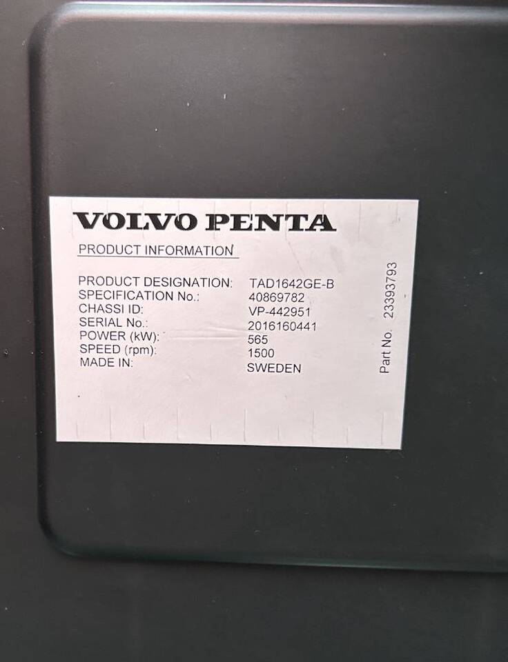 Lease a Volvo TAD1642GE - 650 kVA Generator - DPX-18884  Volvo TAD1642GE - 650 kVA Generator - DPX-18884: picture 13