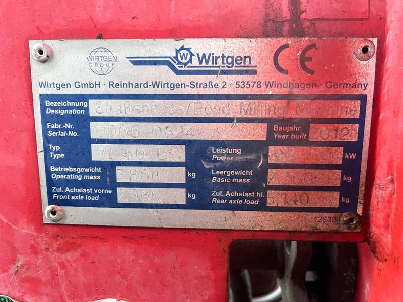 Asphalt machine Wirtgen W50DC CE Certified / Low Hours: picture 15