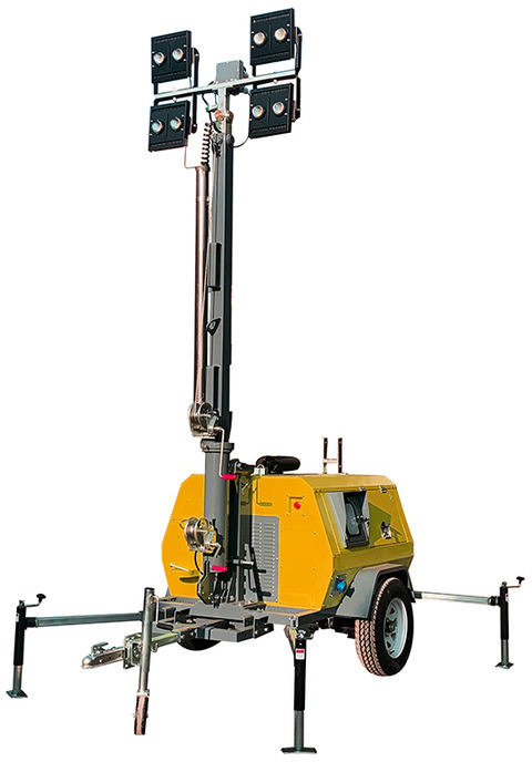 Lease a  XCMG Official 7m Super Bright LED Telescopic Diesel Generator Construction Mining Lighting Tower XCMG Official 7m Super Bright LED Telescopic Diesel Generator Construction Mining Lighting Tower: picture 1