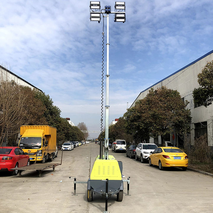 Lease a  XCMG Official 7m Super Bright LED Telescopic Diesel Generator Construction Mining Lighting Tower XCMG Official 7m Super Bright LED Telescopic Diesel Generator Construction Mining Lighting Tower: picture 6