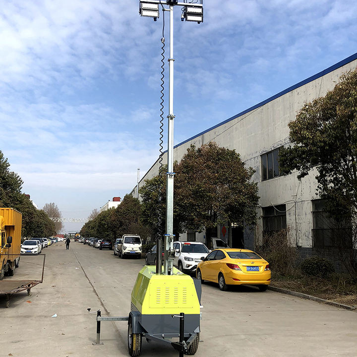 Lease a  XCMG Official 7m Super Bright LED Telescopic Diesel Generator Construction Mining Lighting Tower XCMG Official 7m Super Bright LED Telescopic Diesel Generator Construction Mining Lighting Tower: picture 3