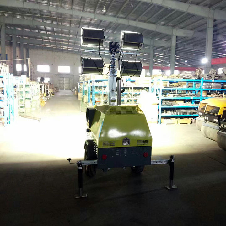 Lease a  XCMG Official 7m Super Bright LED Telescopic Diesel Generator Construction Mining Lighting Tower XCMG Official 7m Super Bright LED Telescopic Diesel Generator Construction Mining Lighting Tower: picture 4