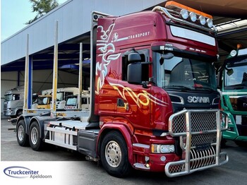 Forestry trailer Scania R730 V8 Euro 6, 6x4, Retarder, Topline, Craneframe, Bullbar, Truckcenter Apeldoorn: picture 1