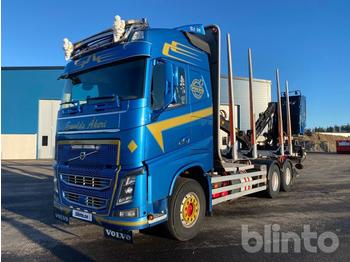 Forestry trailer, Crane truck Volvo FH16 750 6*4: picture 1