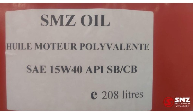 New Motor oil and car care products Smz Smz motor olie 15w40 208l: picture 3