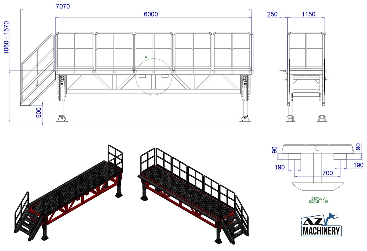 New Loading ramp AZ RAMP DISPATCH M-L-7070 loading ramp: picture 11