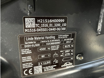 Electric forklift Linde E45H-01/600: picture 4