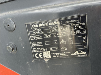 LPG forklift Linde H30T-02: picture 4