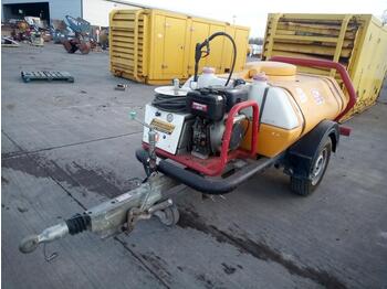  Brendon Bowsers Single Axle Plastic Water Bowser, Yanmar Engine - Pressure washer