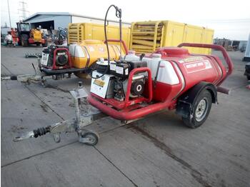  Brendon Bowsers Single Axle Plastic Water Bowser, Yanmar Engine - Pressure washer