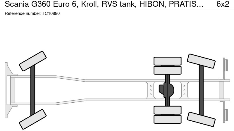 Lease a Scania G360 Euro 6, Kroll, RVS tank, HIBON, PRATISSOLI Scania G360 Euro 6, Kroll, RVS tank, HIBON, PRATISSOLI: picture 11