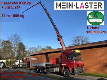 Leasing Mercedes-Benz 3548 Actros 8x4 Fassi 455 + JIB 31m Seilwinde  - other machinery