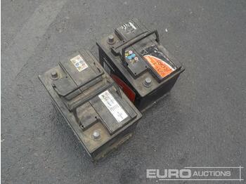 Tool/ equipment 12V Car Battery (2 of) / Baterías de Coche
