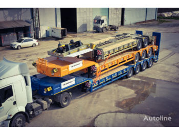 New Low loader semi-trailer ALAMEN 2-3-4-5-6 AXLE LOWBED TRİLER: picture 1